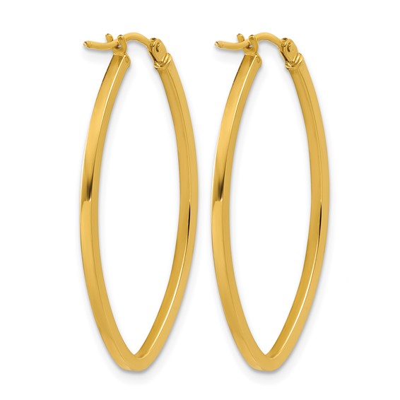 Leslie's Gold Polished Hoop Earrings