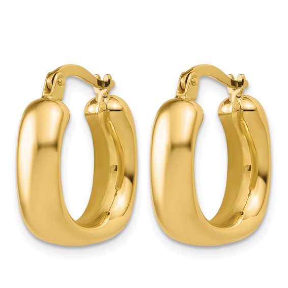 Leslie's 14K Polished Square Hoop Earrings