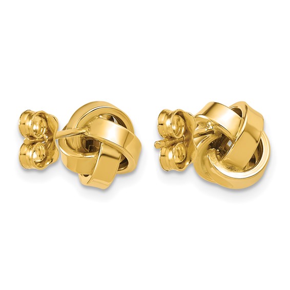Leslie's 14K Polished Love Knot Post Earrings