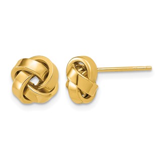 Leslie's 14K Polished Love Knot Post Earrings