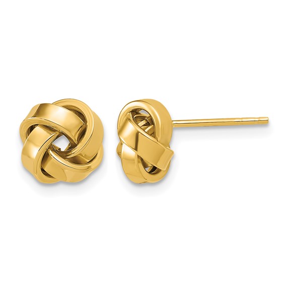 Leslie's 14K Polished Love Knot Post Earrings