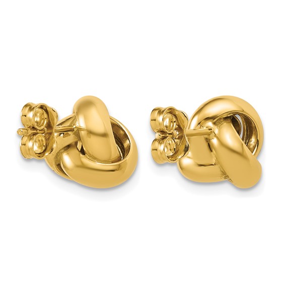 Leslie's 14K Polished Love Knot Post Earrings