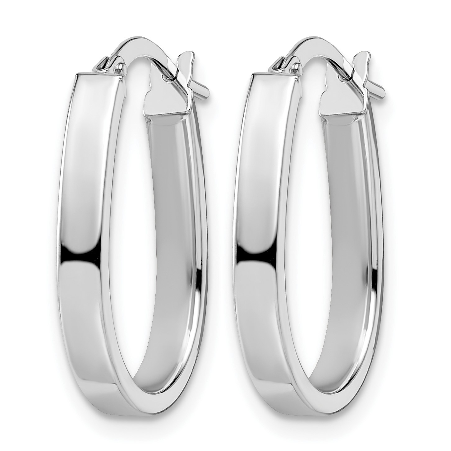 U-Shaped Gold Hoops