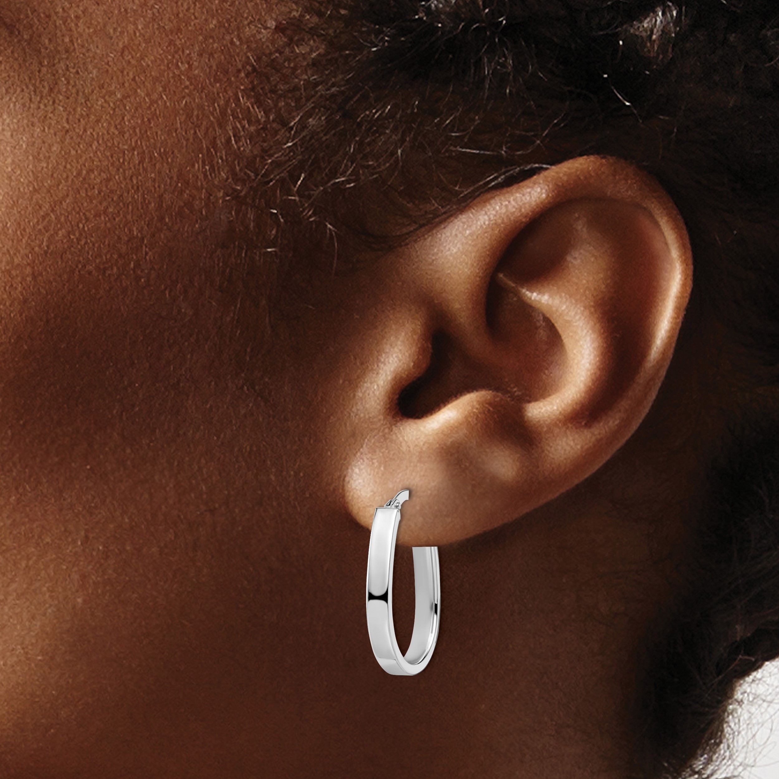 U-Shaped Gold Hoops