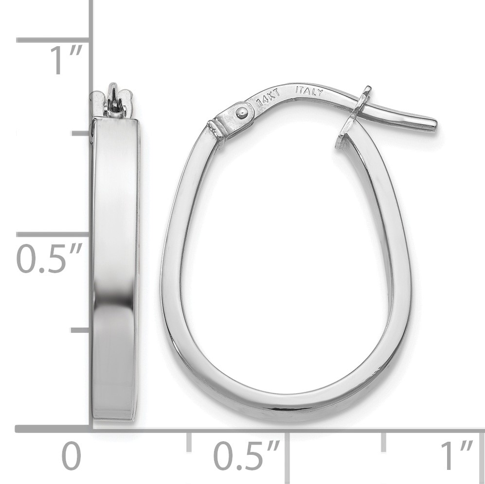 U-Shaped Gold Hoops
