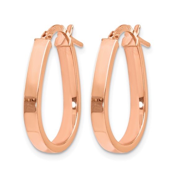 Leslie's Gold Polished Hoop Earrings
