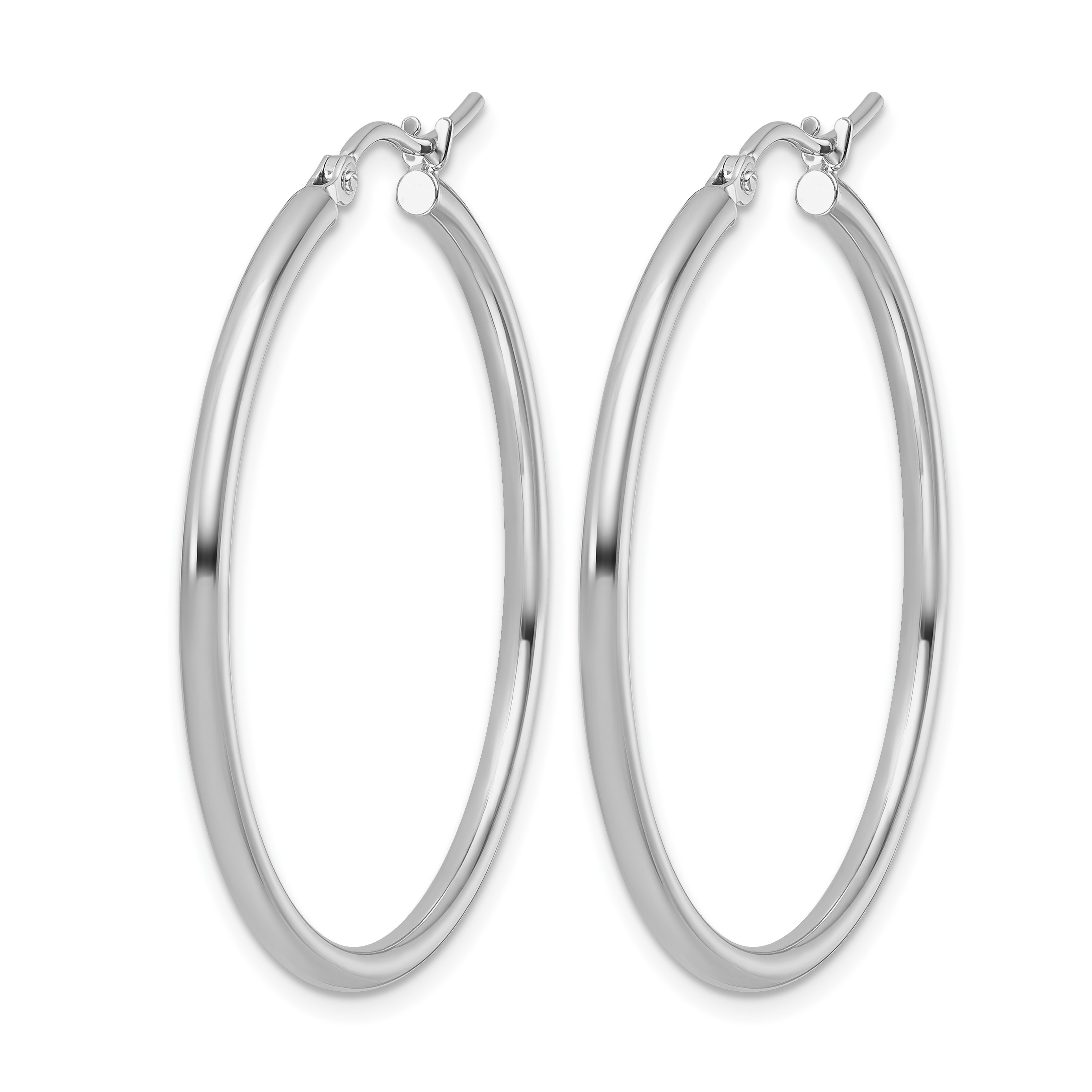 Polished Gold Hoop Earrings