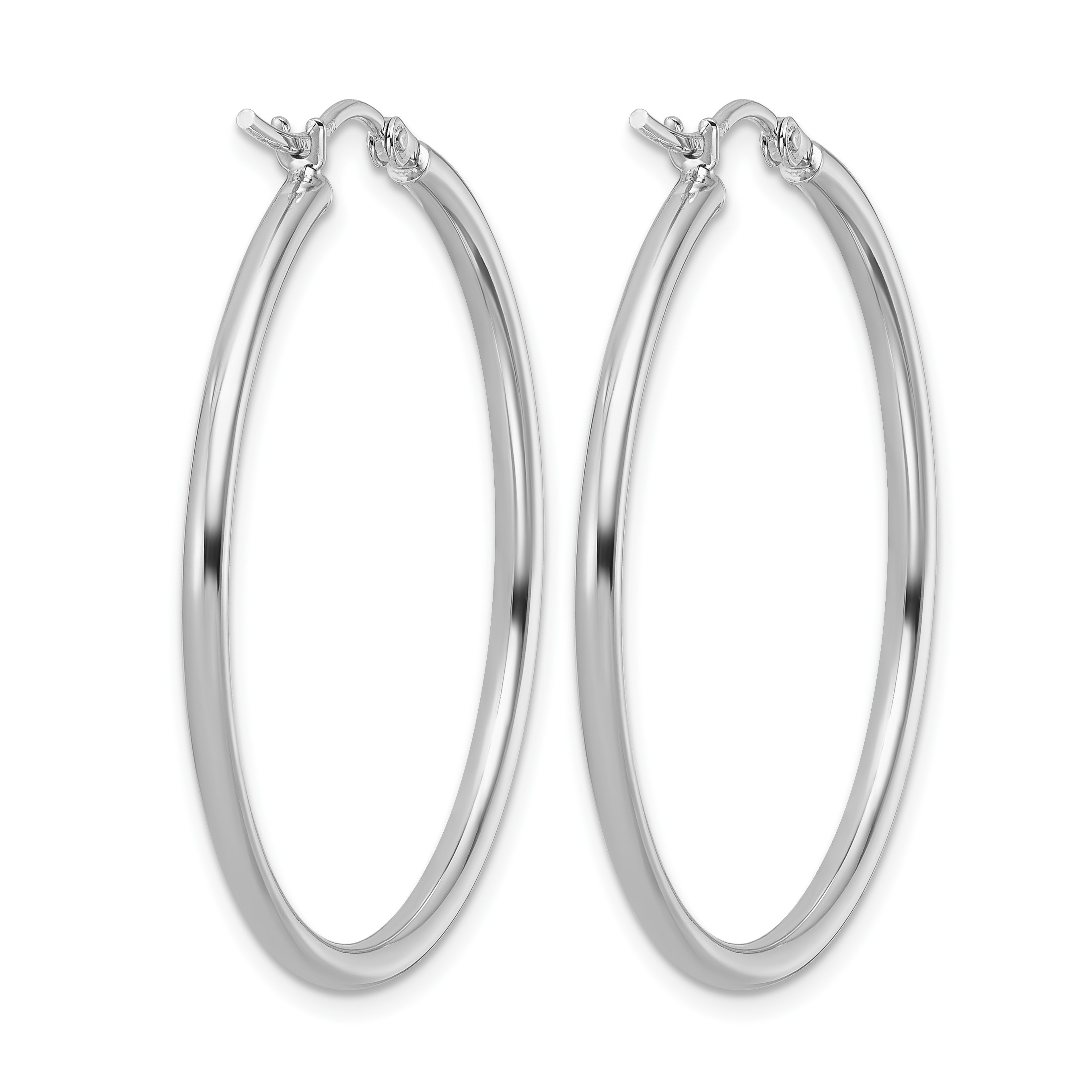 Polished Gold Hoop Earrings