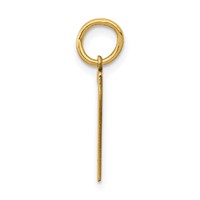 14K Small Elongated Number 7 Charm view 2