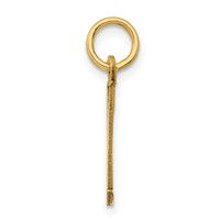 14K Yellow Gold Small Elongated Number 11 Charm view 2