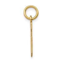 14K Yellow Gold Small Elongated Number 26 Charm view 2
