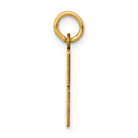 14K Small Elongated Number 28 Charm view 2