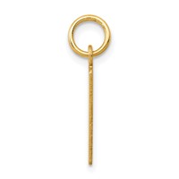 14K Yellow Gold Small Elongated Number 29 Charm view 2