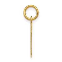 14K Yellow Gold Small Elongated Number 31 Charm view 2