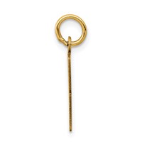 14K Yellow Gold Small Elongated Number 38 Charm view 2