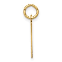 14K Yellow Gold Small Elongated Number 41 Charm view 2