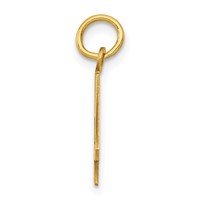 14K Small Elongated Number 42 Charm view 2