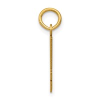 14K Small Elongated Number 44 Charm view 2