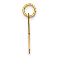 14K Small Elongated Number 68 Charm view 2