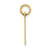 14K Small Elongated Number 81 Charm view 2