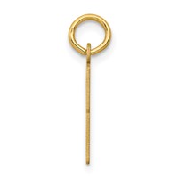14K Yellow Gold Small Elongated Number 83 Charm view 2