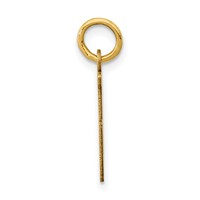 14K Yellow Gold Small Elongated Number 85 Charm view 2
