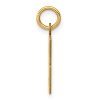 14K Small Elongated Number 93 Charm view 2