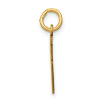 14K Yellow Gold Small Elongated Number 95 Charm view 2