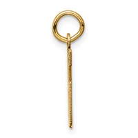 14K Yellow Gold Small Elongated Number 96 Charm view 2