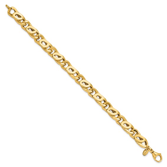 Leslie's 14K Men's Polished Link Bracelet