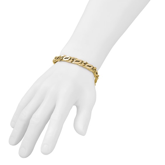 Leslie's 14K Men's Polished Link Bracelet
