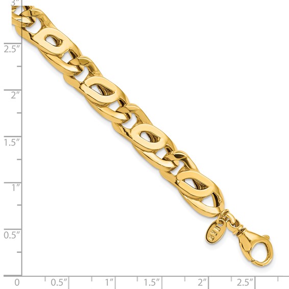 Leslie's 14K Men's Polished Link Bracelet