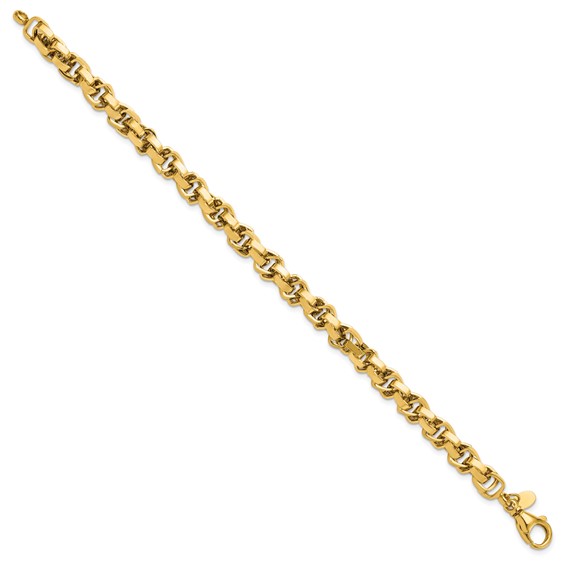 Leslie's 14K Polished Link Bracelet