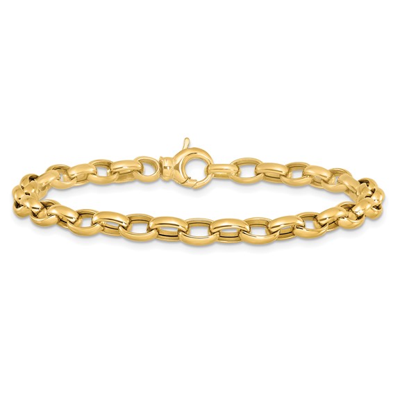 Leslie's 14K Polished Fancy Link Bracelet