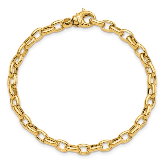 Leslie's 14K Polished Fancy Link Bracelet
