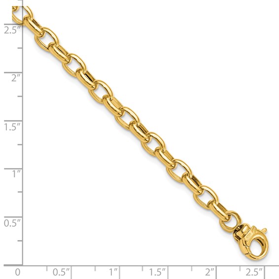 Leslie's 14K Polished Fancy Link Bracelet