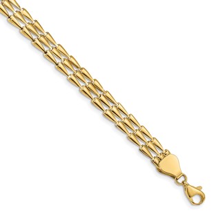 Leslie's 14k Polished Fancy Link Bracelet