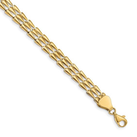 Leslie's 14k Polished Fancy Link Bracelet