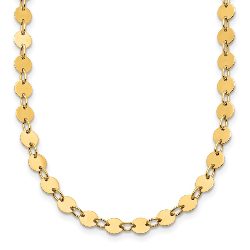 14k Polished Necklace