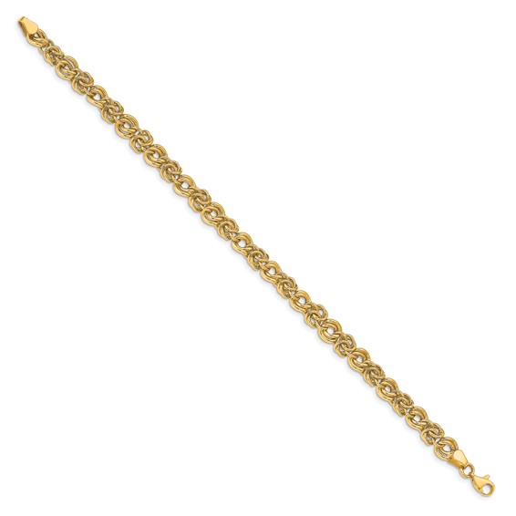 Leslie's 14k Polished Fancy Link Bracelet