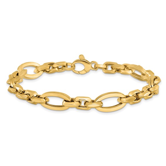 Leslie's 14k Polished Link Bracelet