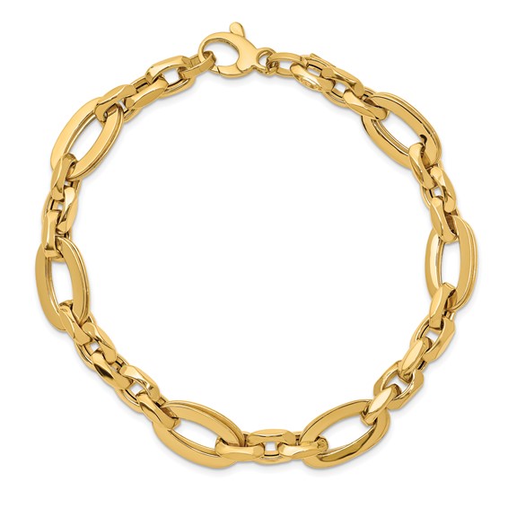 Leslie's 14k Polished Link Bracelet