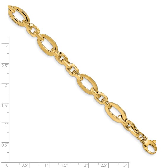 Leslie's 14k Polished Link Bracelet