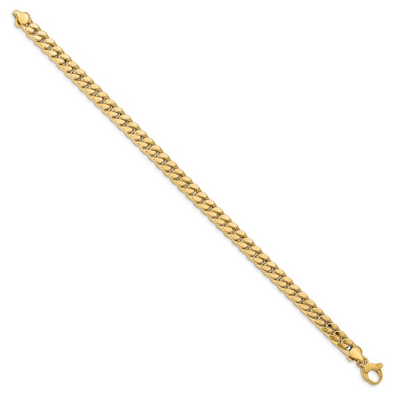 Leslie's 14k Men's Polished Curb Bracelet
