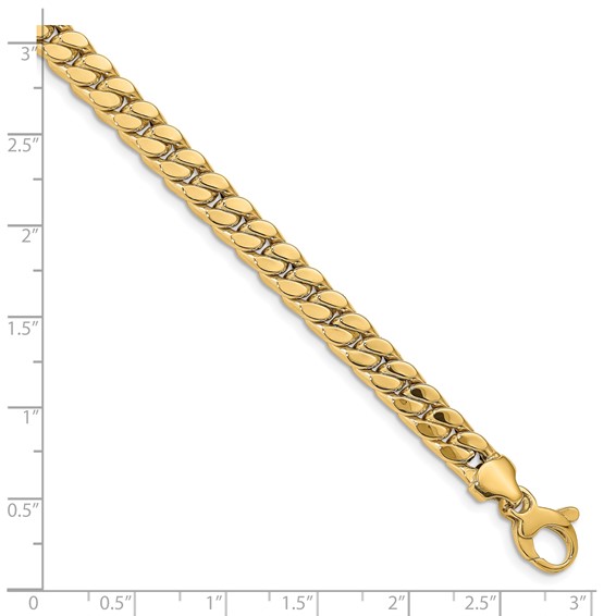 Leslie's 14k Men's Polished Curb Bracelet