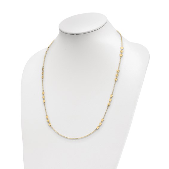 Leslie's 14k Polished Butterfly Necklace
