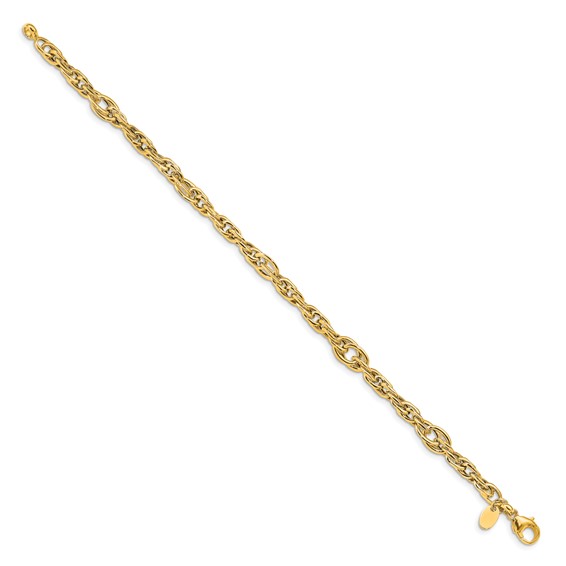 Leslie's 14k Polished Link Bracelet