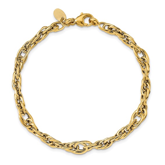 Leslie's 14k Polished Link Bracelet