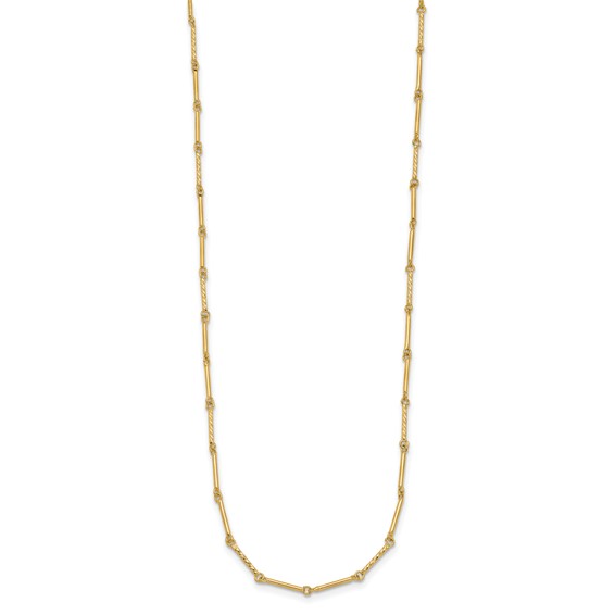 Leslie's 14K Polished D/C Necklace