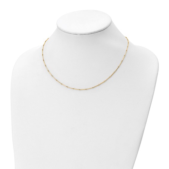 Leslie's 14K Polished D/C Necklace